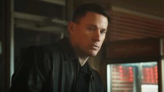 Channing Tatum Looks Mysteriously at Scarlett Johannson in Fly Me To The Moon