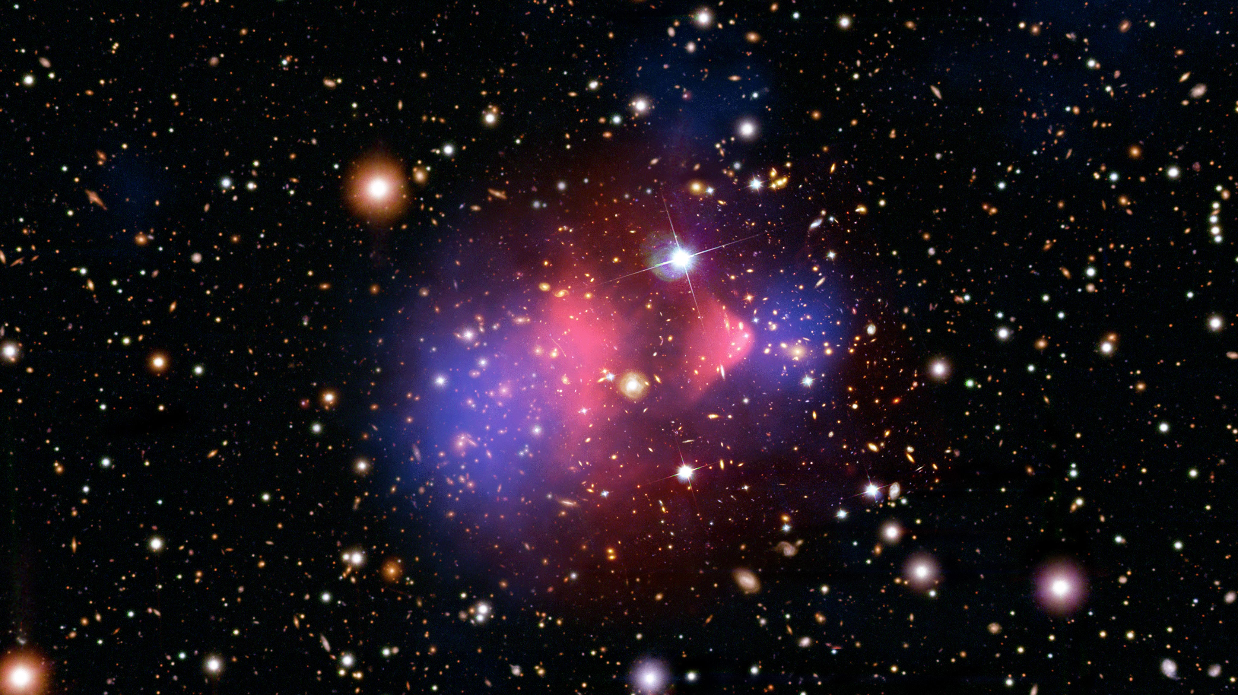 Ball Cluster Separation Mass Gravity X-ray Lens