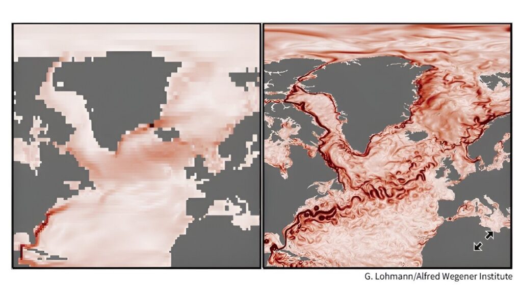 The major Atlantic current warming northern Europe could see new variations and new tipping points