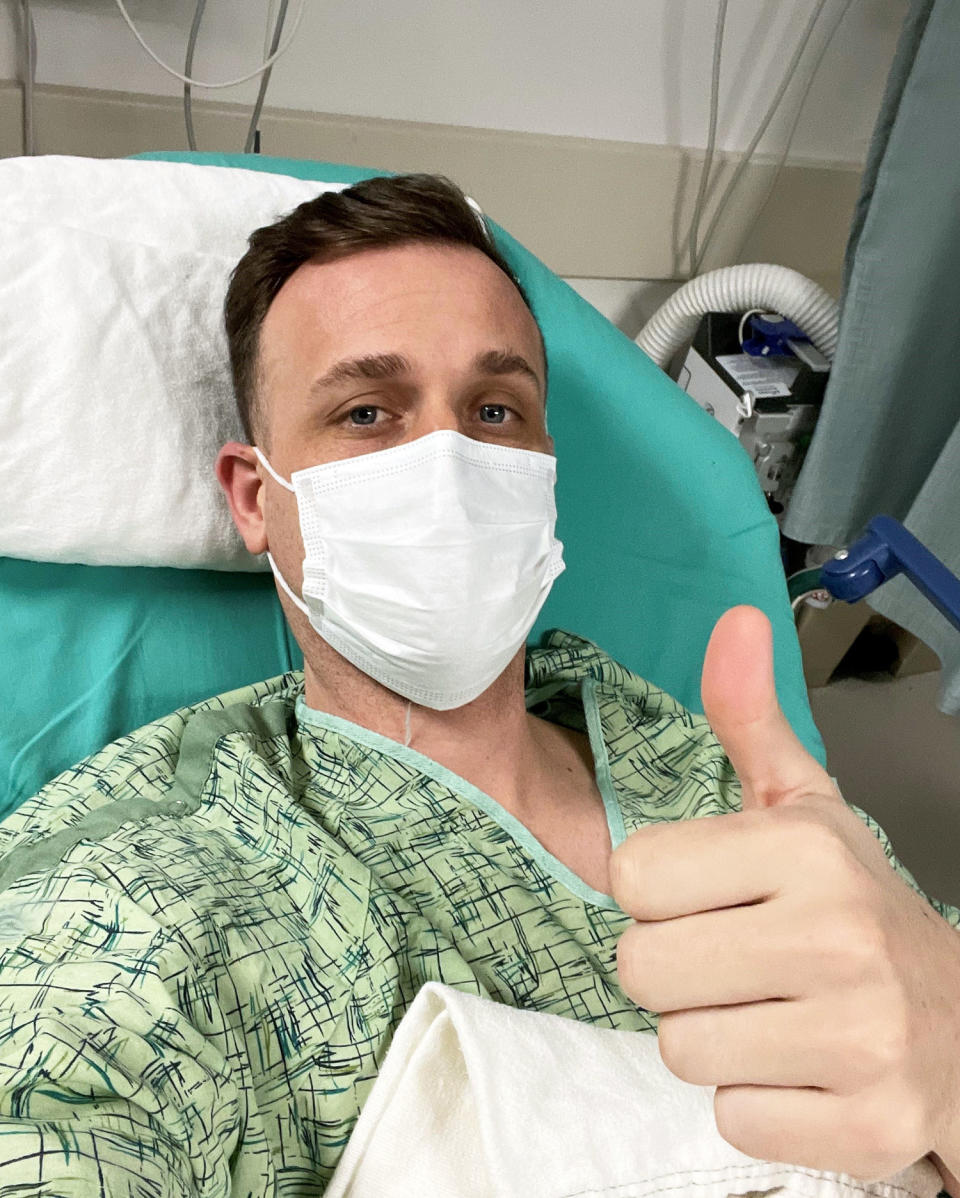 When Bryce De Witt, then 35, started having a slow heartbeat and fainting, he thought he needed a pacemaker. But doctors kept turning him down. (Courtesy of Bryce De Witt)