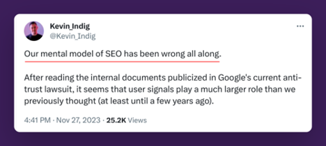 Kevin Indig's Take on Tweet SEO