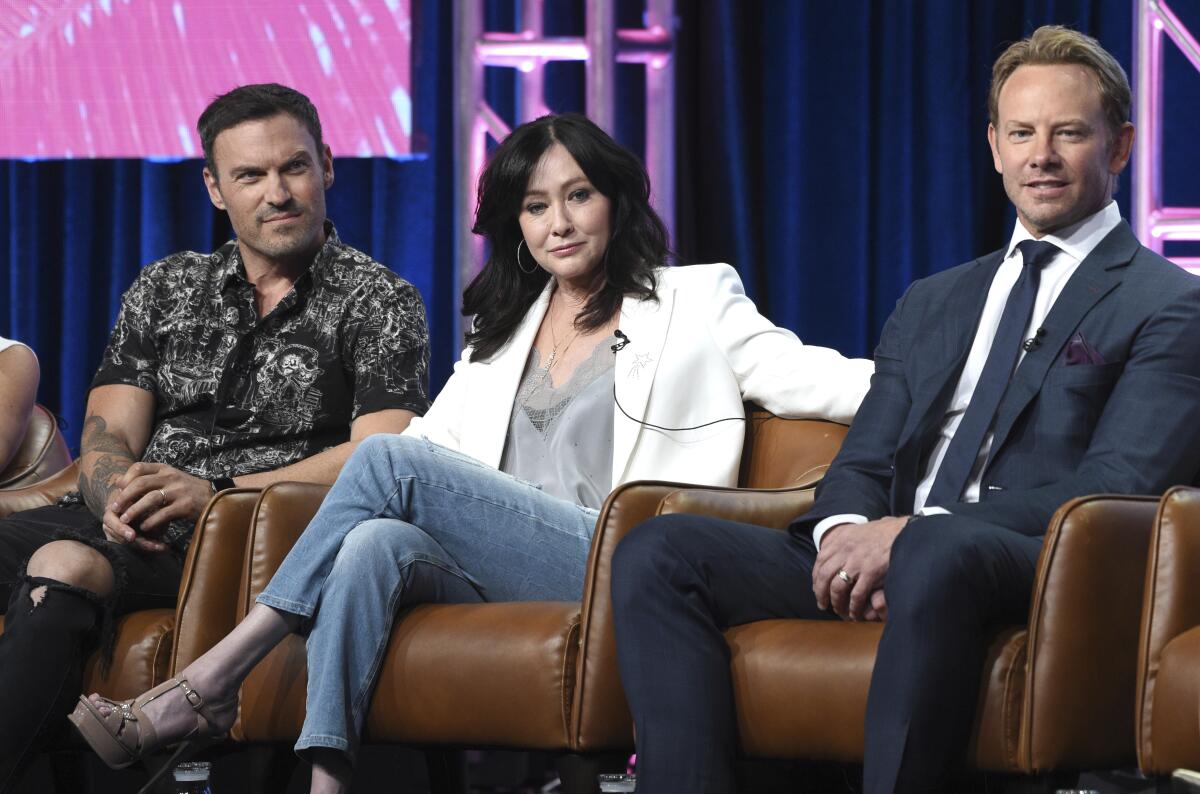 Brian Austin Green, Shannen Doherty and Ian Ziering appear on Fox show 