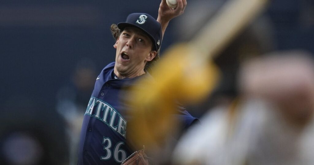 Cal Raleigh hits two home runs, Julio Rodriguez adds another as Mariners crush Padres