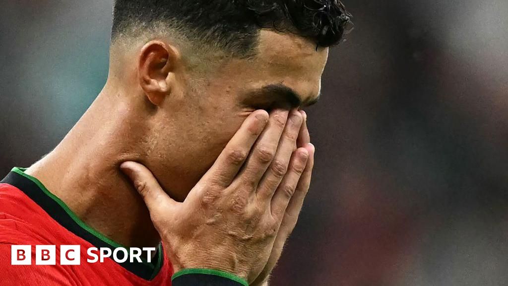 Cristiano Ronaldo: Tears in eyes as Portugal triumph in dramatic penalty shootout win over Slovenia - BBC Sport