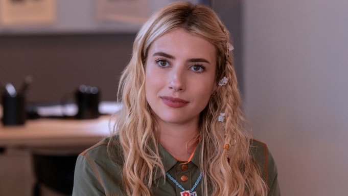 Rex (Emma Roberts) in SPACE CADET Photo credit: Eric Liebowitz//Prime Video