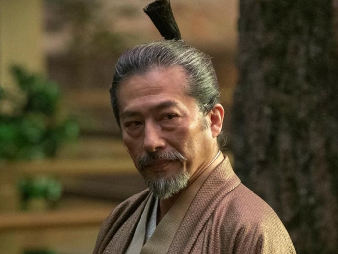 Hiroyuki Sanada as Lord Yoshii Toranaga in 