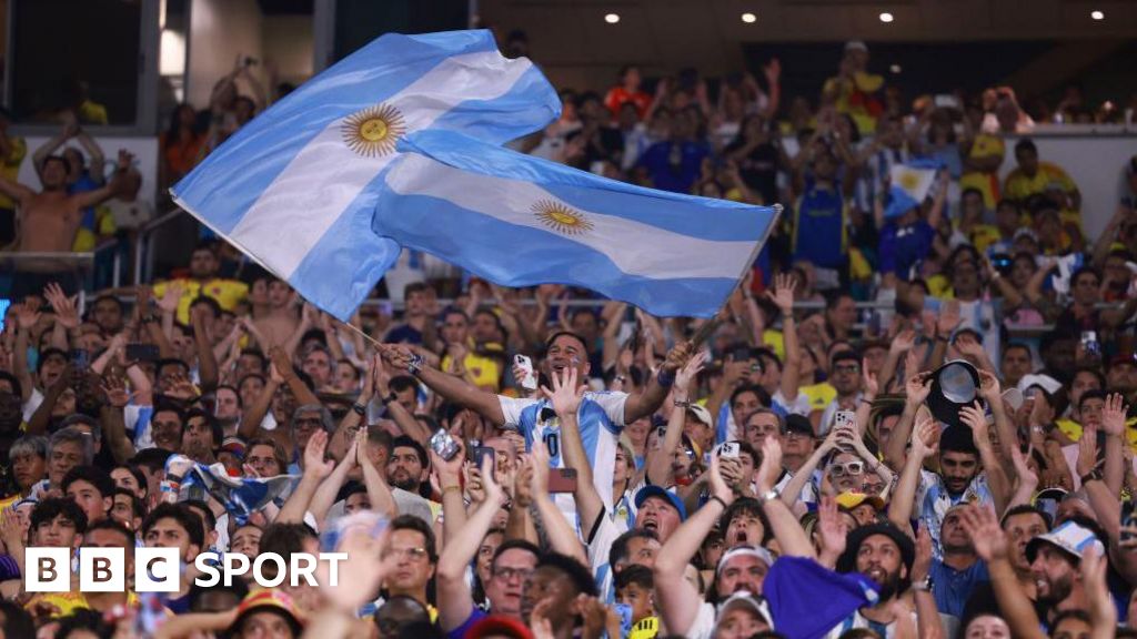 Enzo Fernandez: Alleged racist Argentinians chant 'tainted glory' of Copa America win - BBC Sport