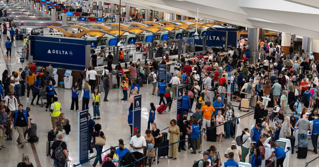 Families left in turmoil after Delta bans minors from flying alone following outage