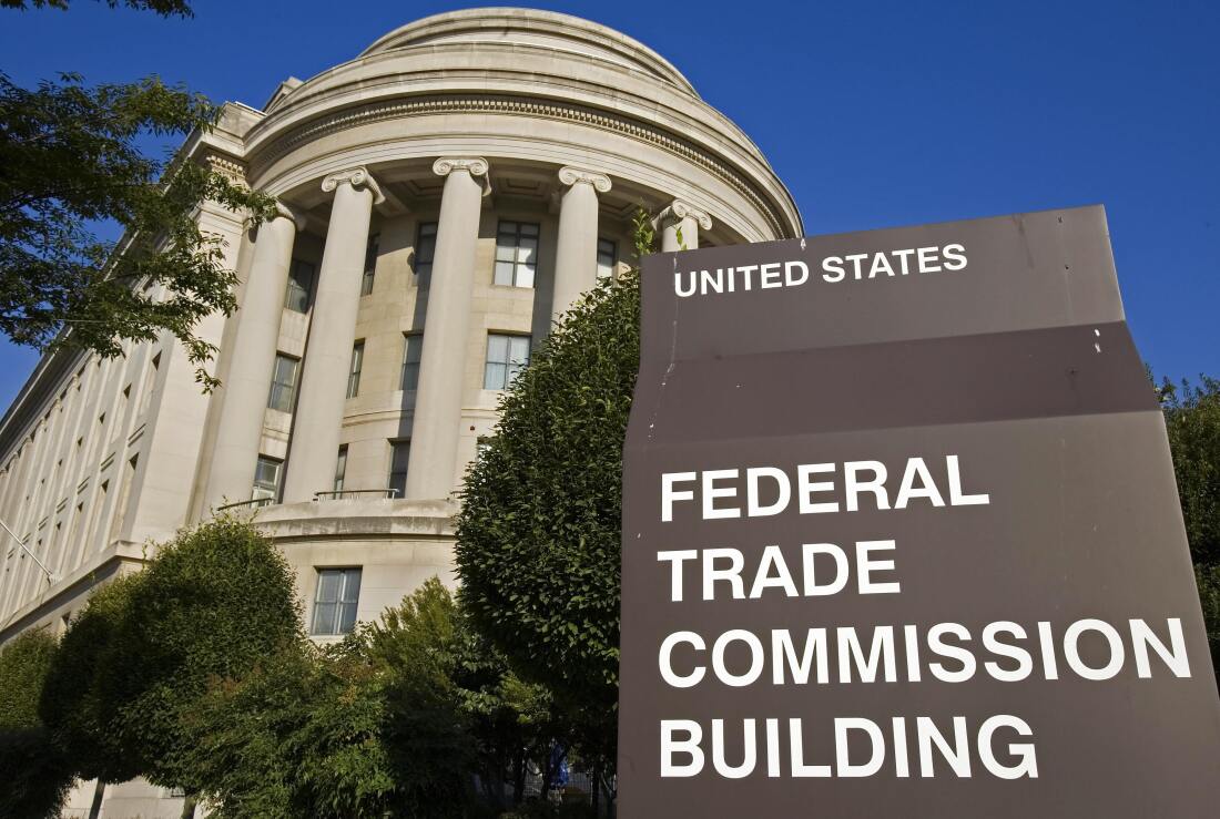 The United States Federal Trade Commission building is seen on September 19, 2006 in Washington, D.C.