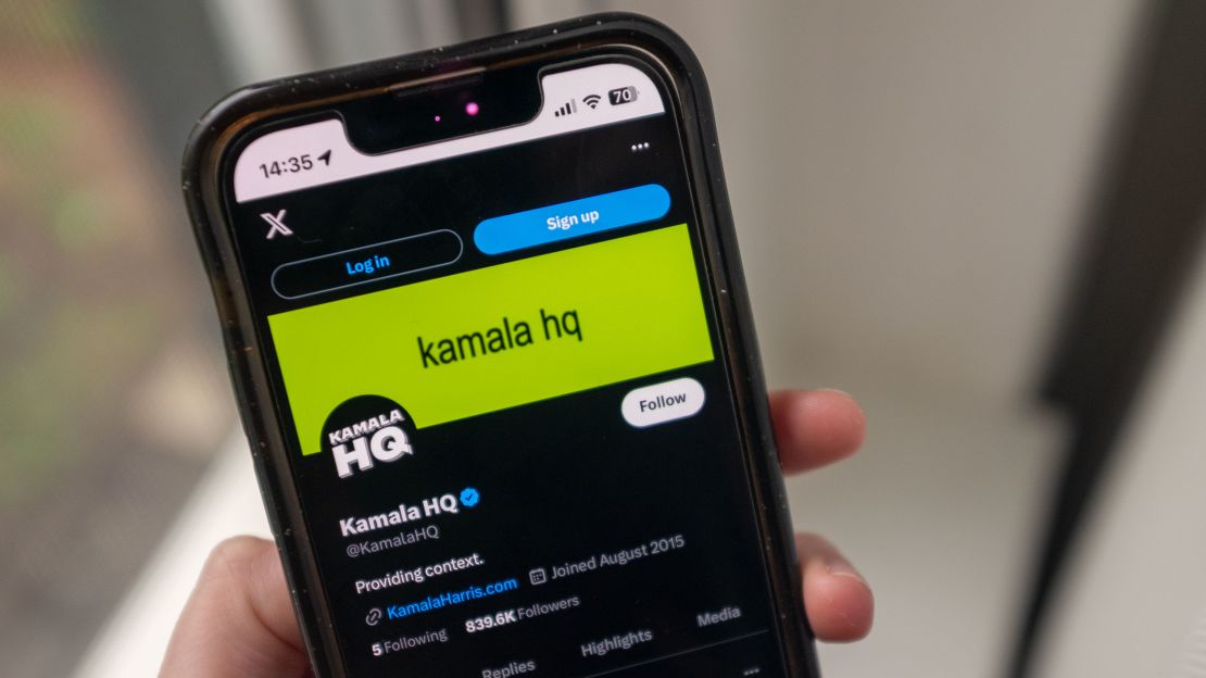 This week, Vice President Kamala Harris's X quick-reply account was rebranded with a 