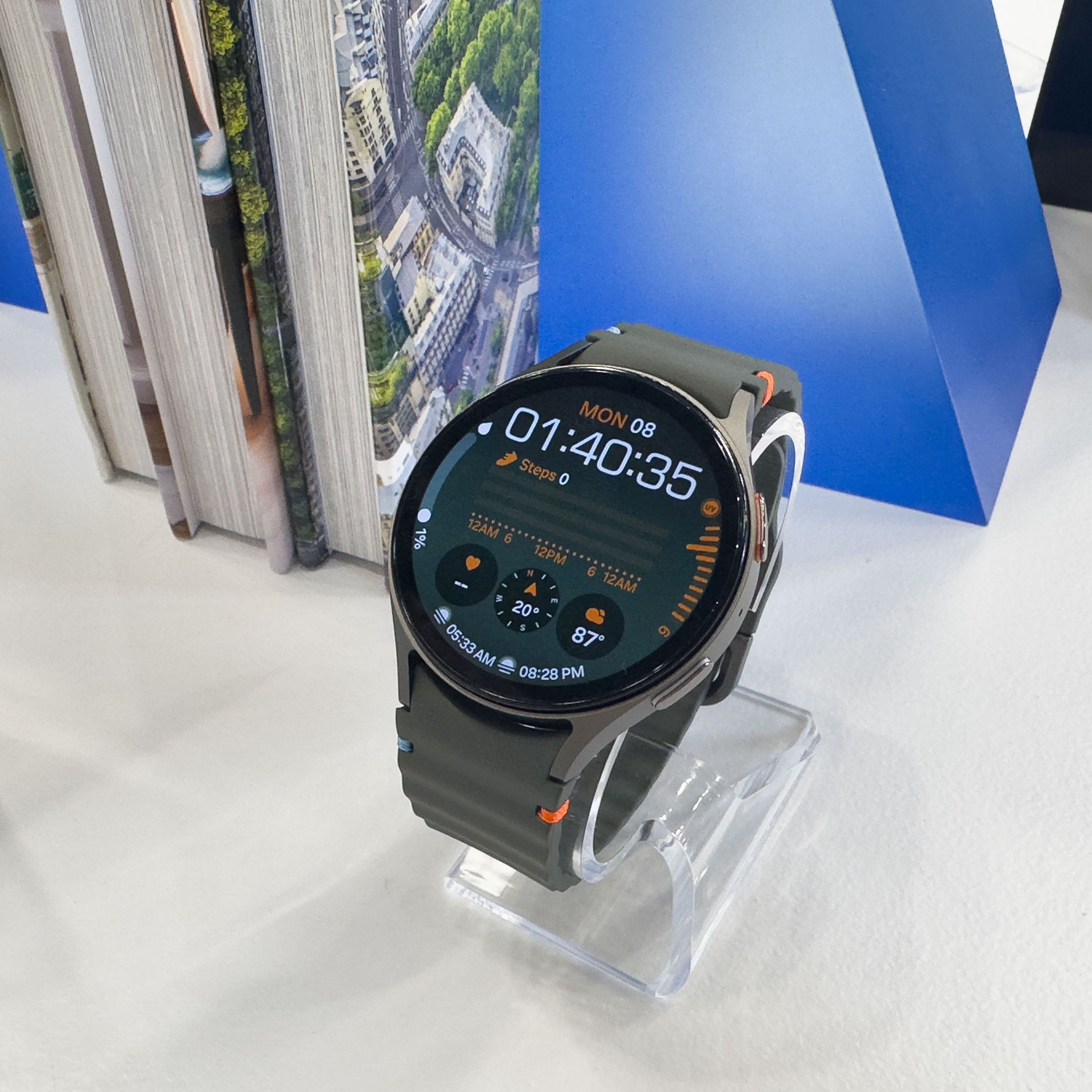 Close-up of the Galaxy Watch 7