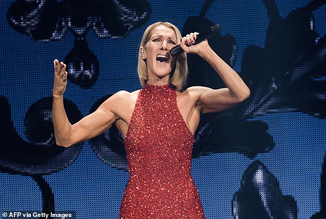 Celine Dion has brought stiff person syndrome back into the spotlight after releasing her Amazon Prime series about her struggle last month. She is pictured above performing in 2019