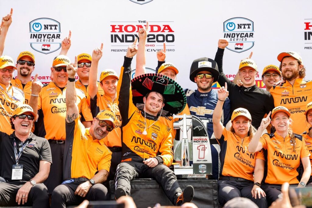 IndyCar Mid-Ohio: O'Ward beats Palou by 0.5s after thrilling duel