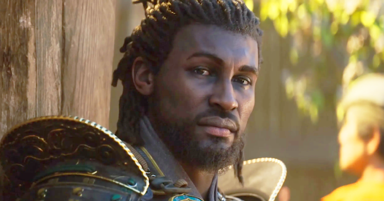 Yasuke (TBA) awaits delivery of a message from Naoe (TBA) in Assassin's Creed Shadows (2024), Ubisoft