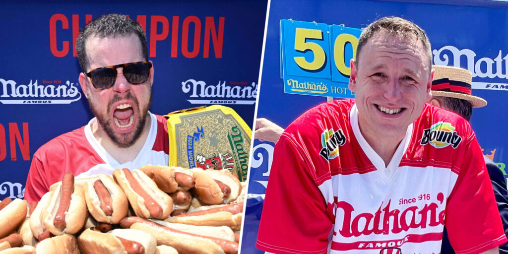 Nathan's Hot Dog Eating Contest Winner Patrick Bertoletti Talks Joey Chestnut's Absence