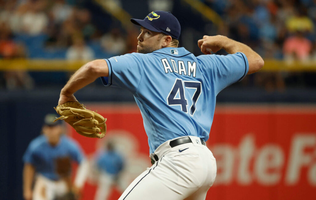 Padres bolster bullpen, send top pitching prospect to Rays in exchange for Jason Adam