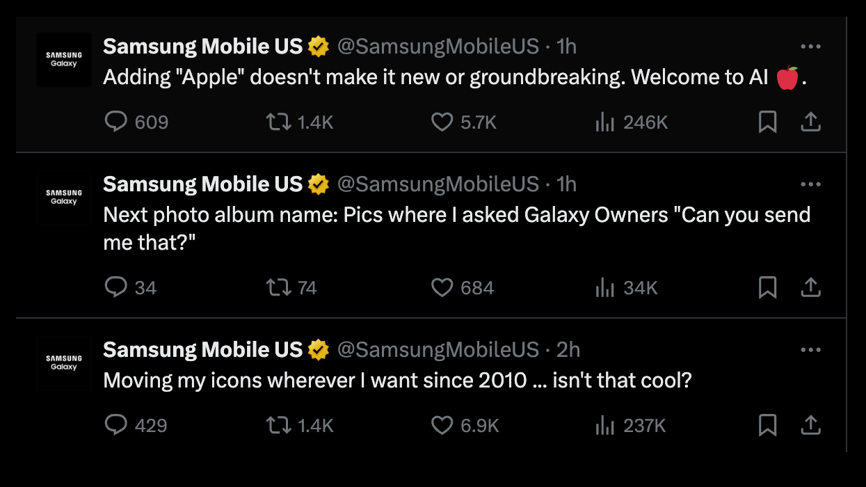 People Are Criticizing Samsung After the Company Repeatedly Called Out Apple — Here's Why