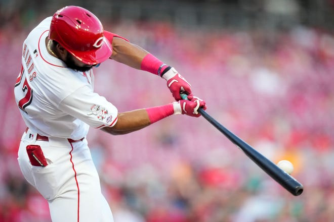 Cincinnati Reds right fielder Rece Hinds showed the tools that made him an exciting prospect in his MLB debut.