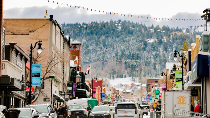 PARK CITY, UTAH - JANUARY 19: A general view of Park City's Main Street during the 2024 Sundance Film Festival on January 19, 2024 in Park City, Utah. (Photo by Matt Winkelmeyer/Getty Images)