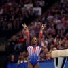 Simone Biles won the U.S. Olympic team trials by more than five points and secured her spot on the team in Paris.