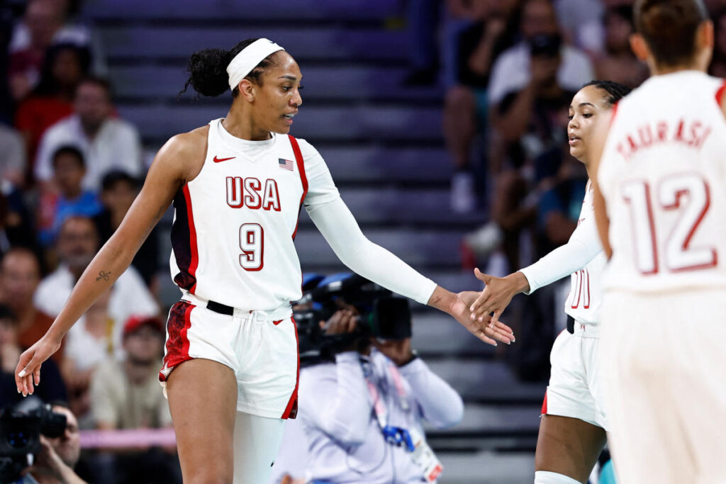 USA vs. Japan Olympic Women's Basketball: A'ja Wilson, Breanna Stewart lead Team USA to 102-76 win over Japan