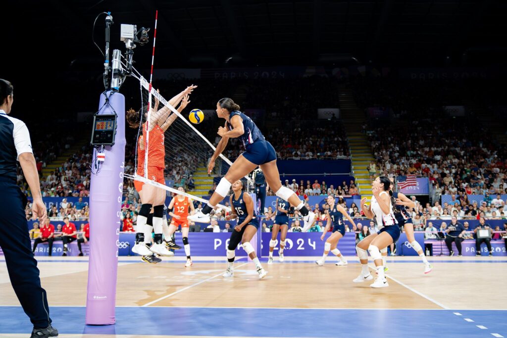 USA women fight back before losing to China in Paris opener - USA Volleyball